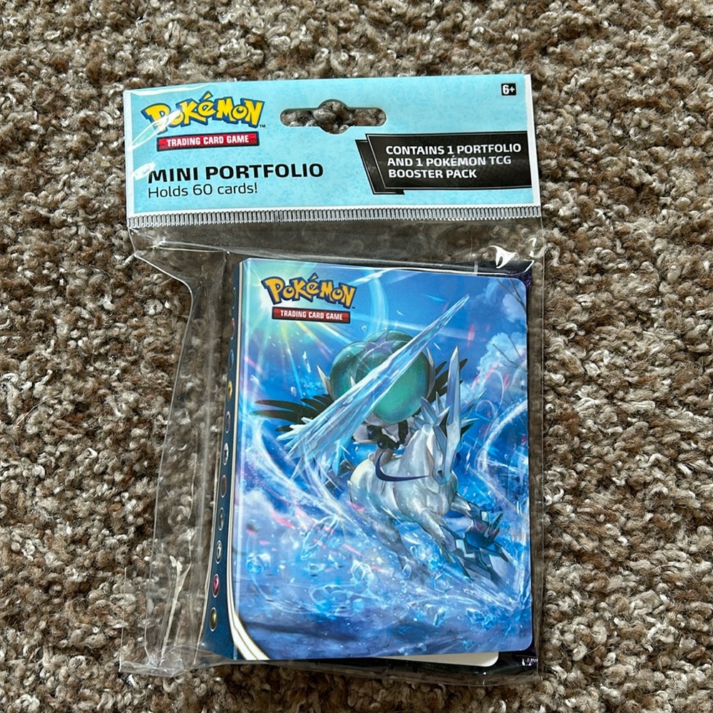 Pokémon TCG: Chilling Reign mini portfolio binder with 1 booster pack of cards